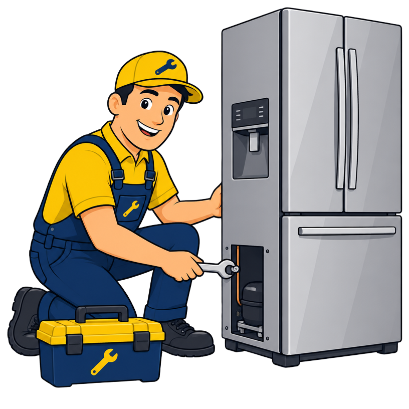 Cartoon refrigerator
